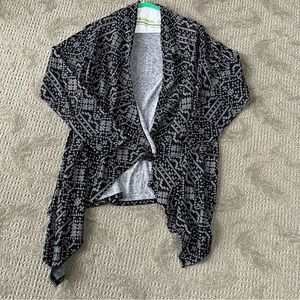 💕LAST CHANCE💕 NWOT Women's Bobeau Open Cardigan size XS in Black